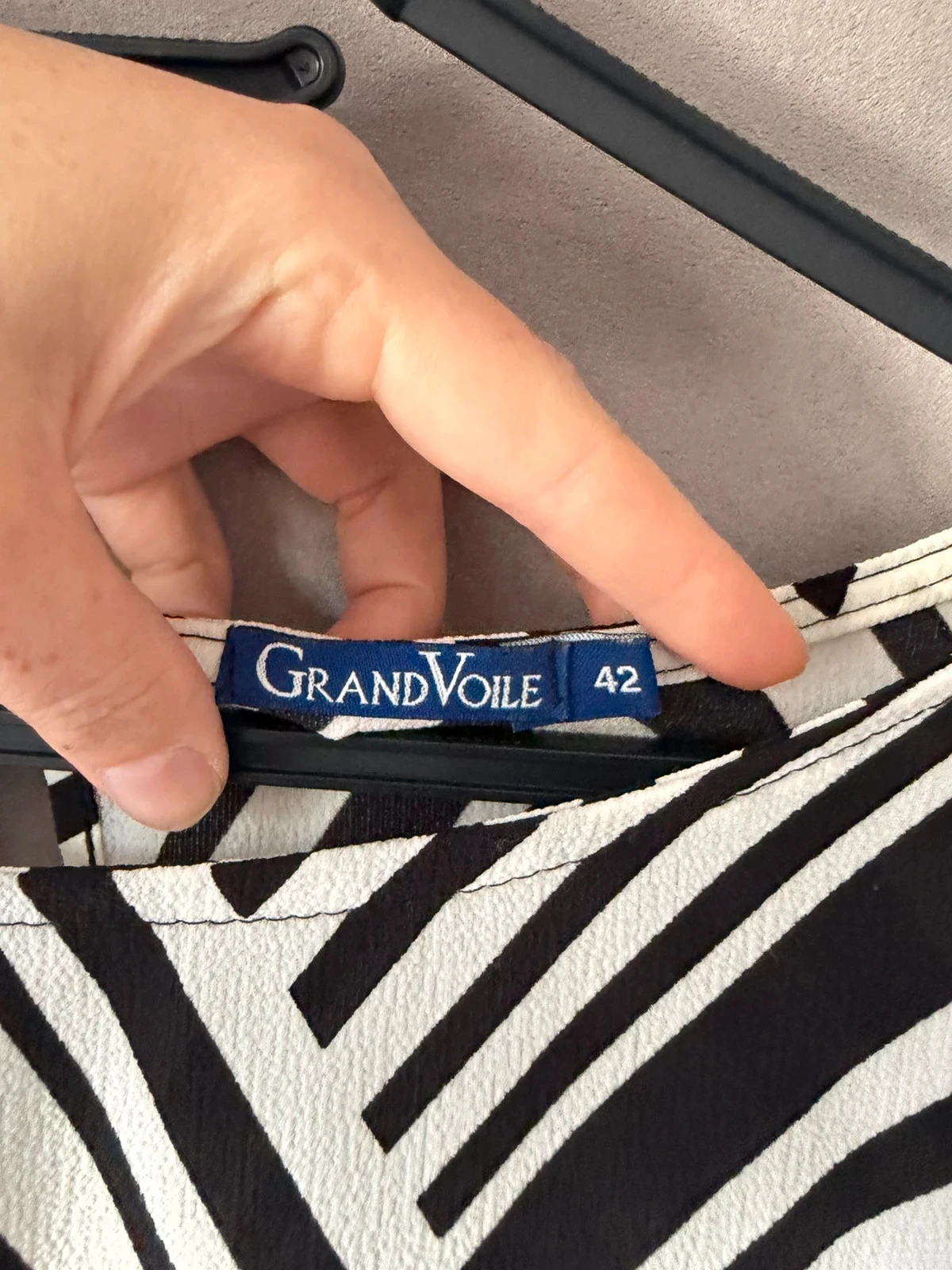 Blusa com estampa Grand Voile tamanho 42 – photo 2